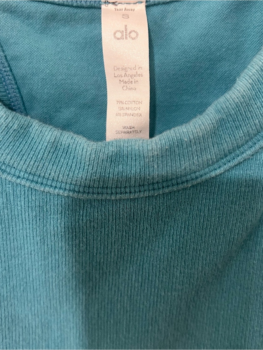 Alo Racerback Crop Tank.Size Small - Picture 5 of 5
